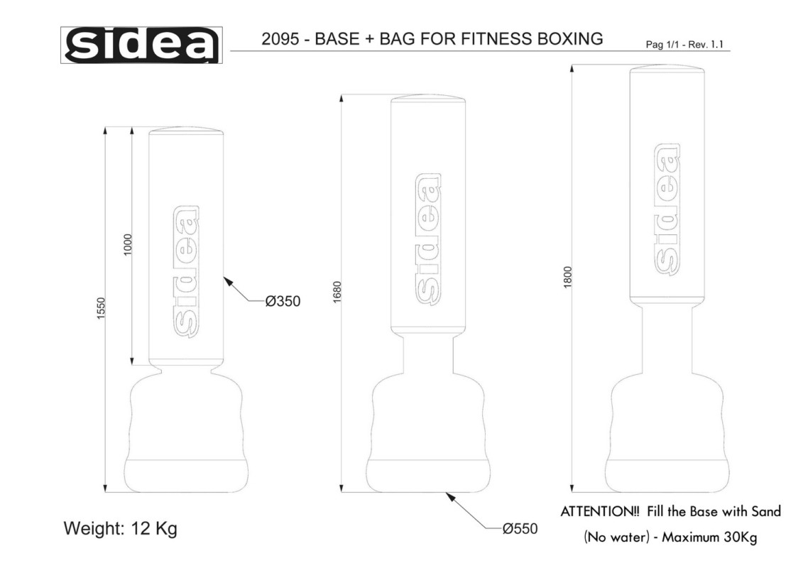 2095 Base-Bag Fitness Boxing