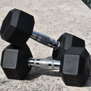 hex-rubber-dumbbell-manubri-esagonali-gommati-sidea-precaricati-peso-fisso-palestra-crossfit