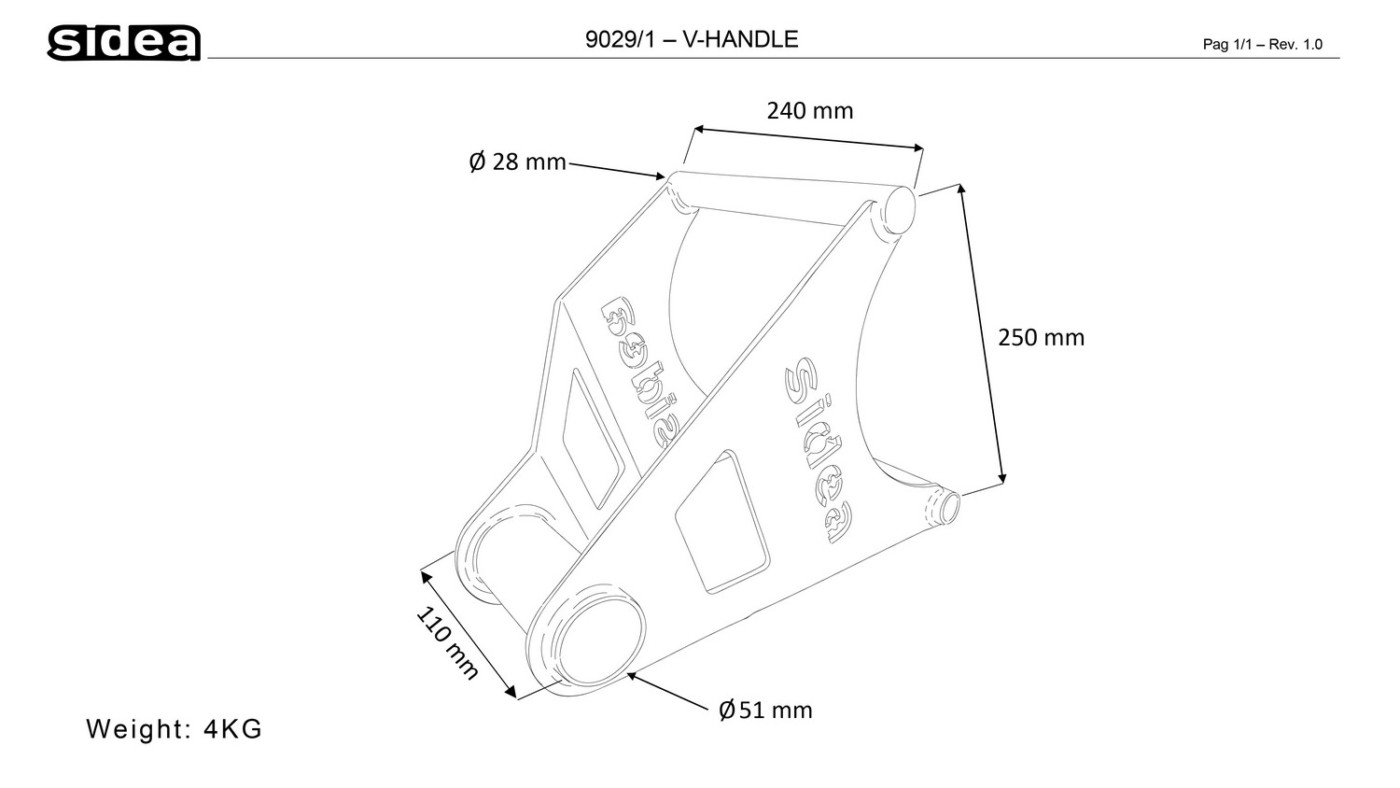 9029/1 V-handle