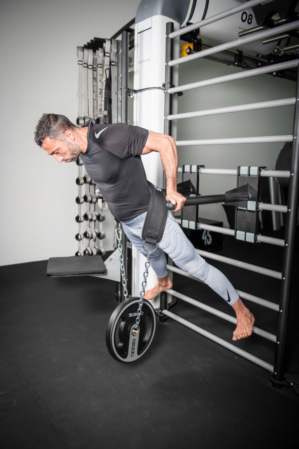 1709 Belt with chain - Cintura catena allenamento sovraccarichi 1