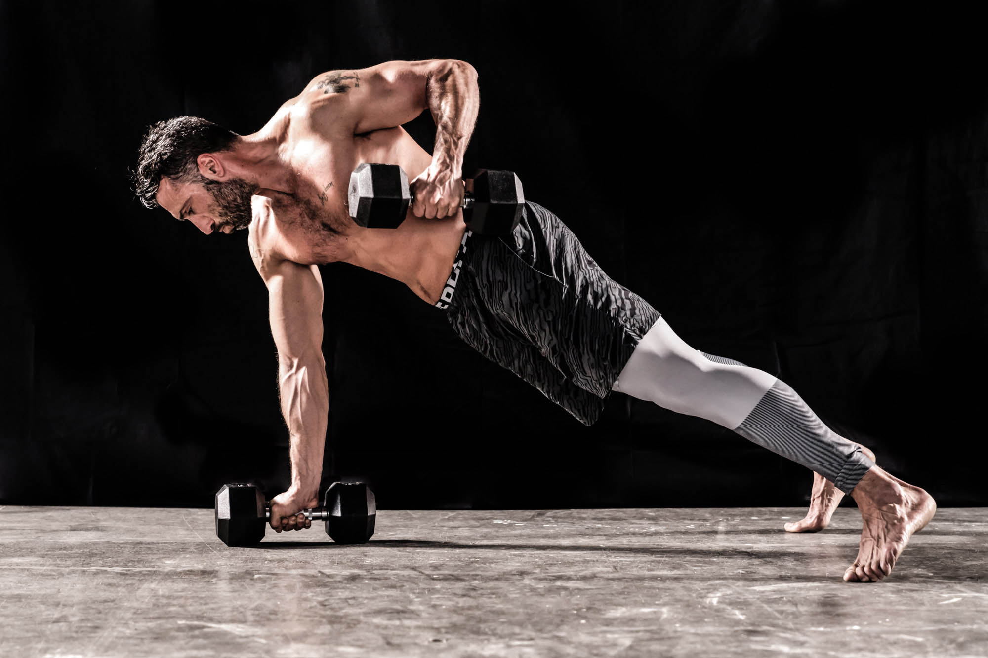 8904-8950 copertina Hex Rubber Dumbbell