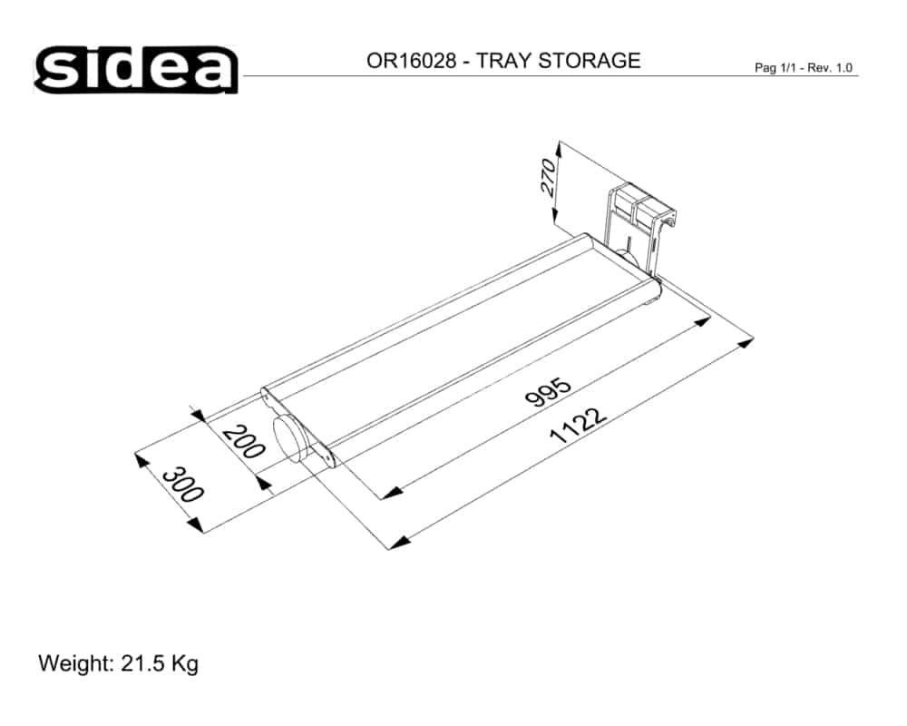 OR16028 - TRAY STORAGE - QUOTE
