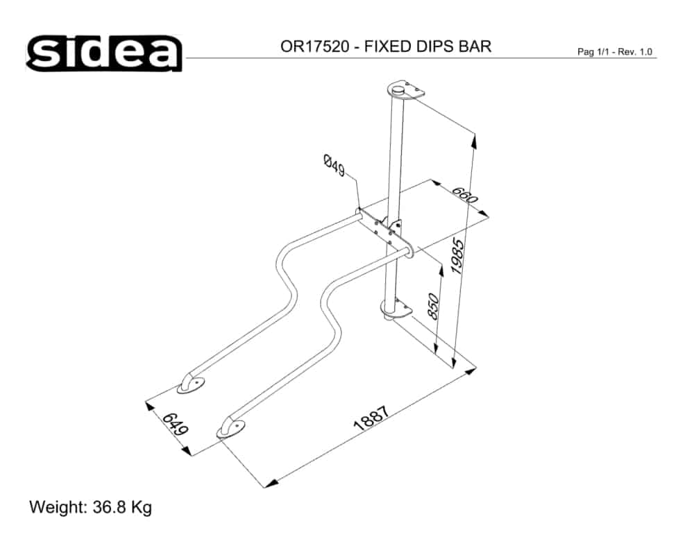 OR17520 - FIXED DIPS BAR - QUOTE