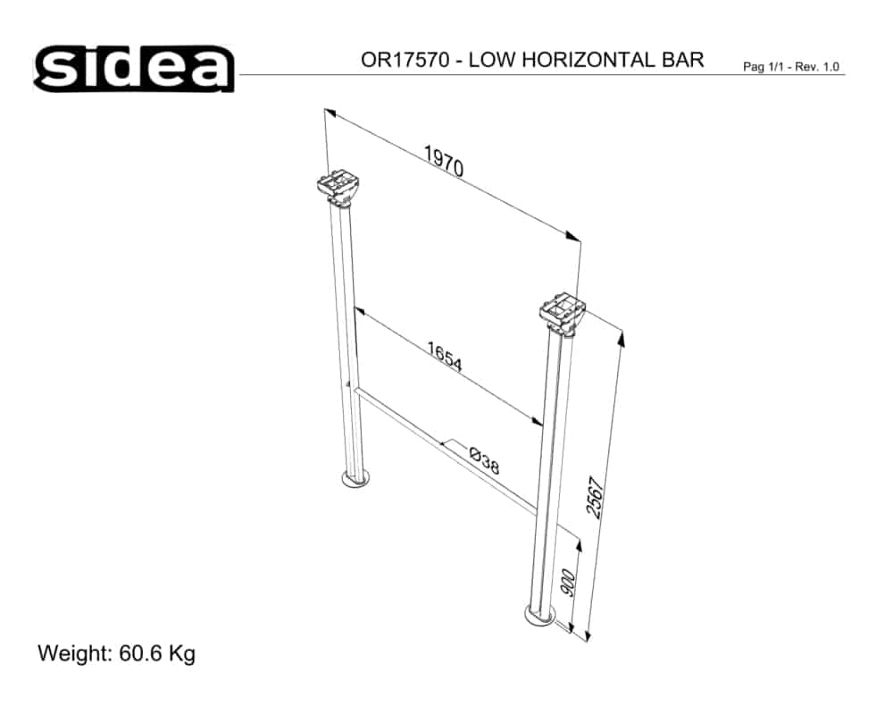 OR17570 - LOW HORIZONTAL BAR - QUOTE