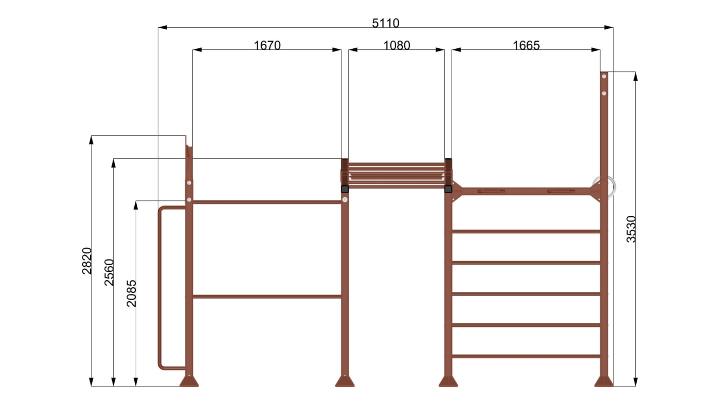 9085/1 Public Island Rack FRONT-QUOTE