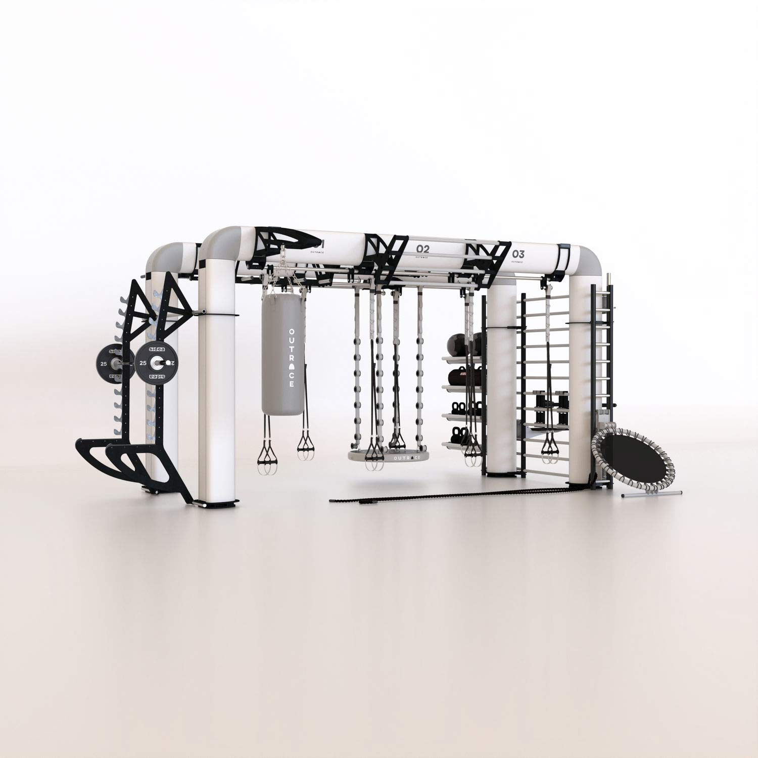 R2-5BWF-OUTRACE-R2-5-Black-White-Full-Optional