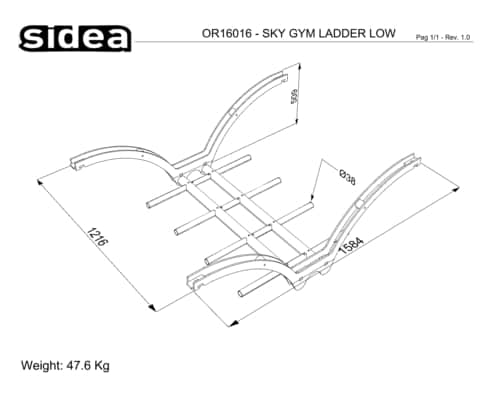 OR16016 - SKY GYM LADDER LOW - QUOTE
