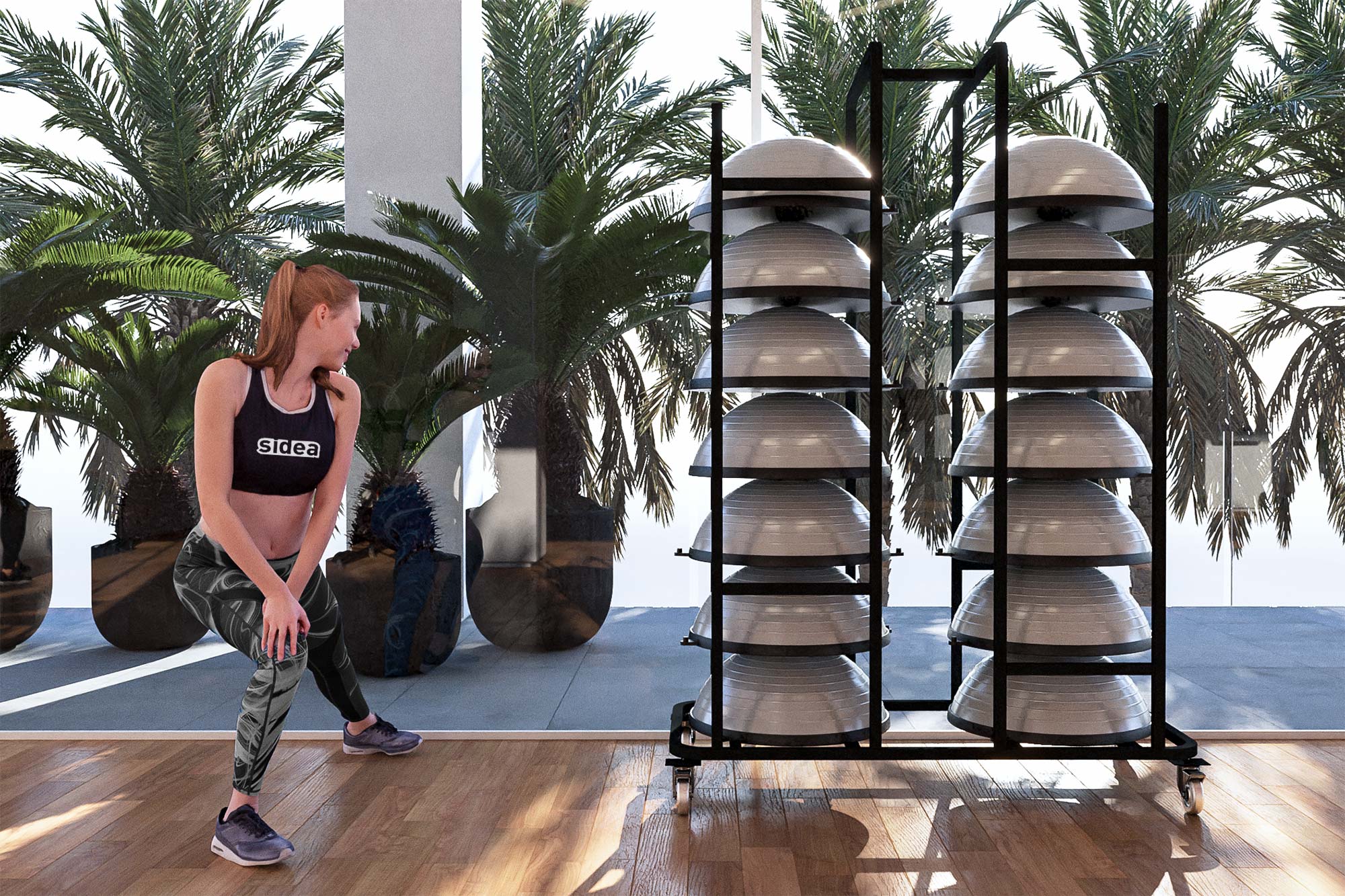 8034 - DUNE BALL BOARD STORAGE RACK