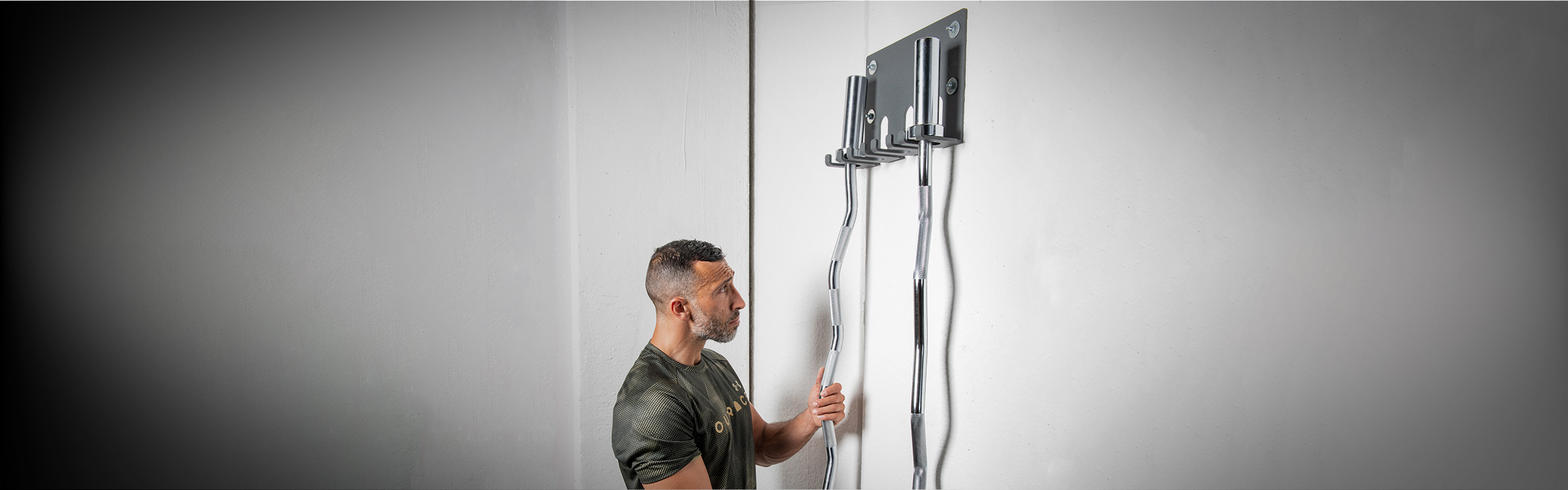 9049-3 Wall Barbell Rack 4 Places - copertina