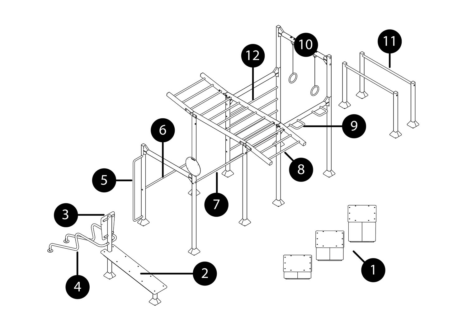 Public-island-rack-scheda-tecnica-componenti