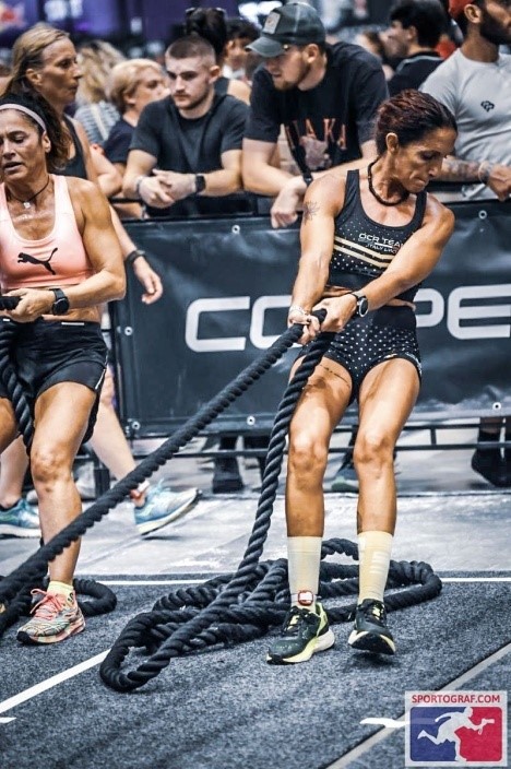 alessia del mastro tirata con rope sled 2